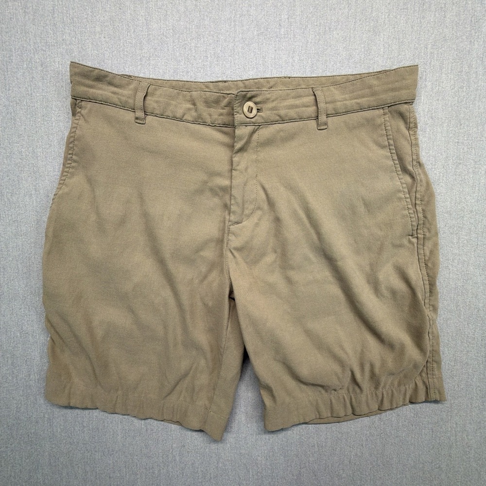 Outlier F. Cloth Two-Way Stretch Shorts Men's Size 33 Tan Drawstring Tech